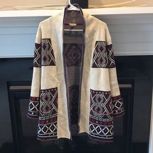 Forever 21 Printed Sweater, Large